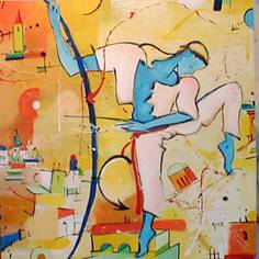 capoeira - 2000
cm. 100 x 100
acrilico su tela/acrilic on canvas